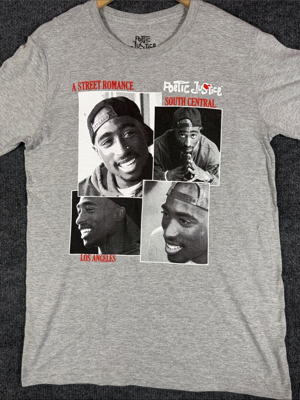 Poetic Justice Tupac Shakur 2Pac South Central Los Angeles T-Shirt M